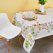 Resim Nuvomon Botanical Keten Görünümlü Masa Örtüsü B1 - 140x220 cm 