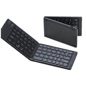 Resim Uyumlu Katlanır Bluetooth Klavye İki Katlı Taşınabilir Mini Bluetooth Klavye Şarj Edilebilir Ofis Klavyesi W S2928 Ratetime Diğer 