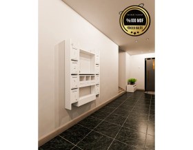 Resim Elips Posta Kutusu Mdf 8 ' Li 