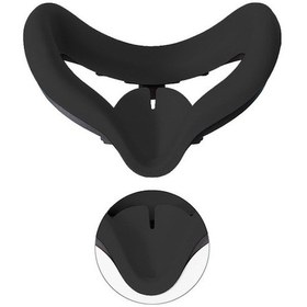 Resim Pazly Oculus Quest 2 İçin Güvenli Vr Yüz Yumuşak Silikon Göz Kapağı Kılıfı - Siyah Siyah 
