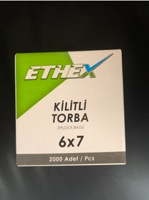 Resim Ethex Kilitli Poşet Torba 6x7 2000 Li 
