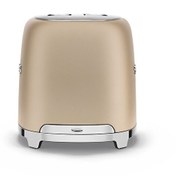 Resim Smeg TSF01CHMEU Mat Gold 2x2 Ekmek Kızartma Makinesi 