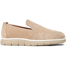Resim Deery Erkek Hakiki Süet Bej Loafer Ayakkabı - 02044mbeje01 