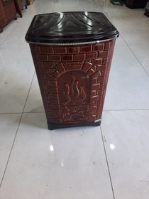 Resim Bekaş Maksi Halk Tipi 4 Köşeli Kovalı Soba Alttan Havalı Soba 