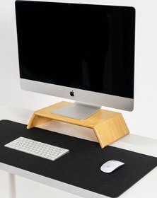 Resim Woodsuppco Ahşap Monitör Yükseltici, Monitor Standı, Ekran Yükseltici, Monitör Yükseltme Standı, Ergonomik-çam 