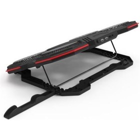 Resim iDock F12 2600 RPM Yüksek Devirli Fan Gaming Laptop Soğutucu Stand 