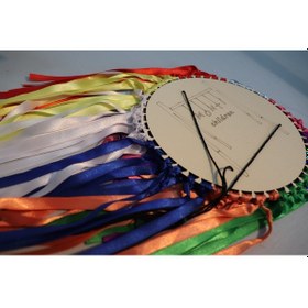 Resim Montessori Ribbon Doğal Şerit Dönence Mobil 