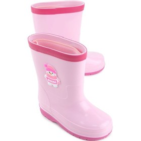 Resim Gezer Kız Çocuk Kışlık İçinde Çıkarılabilir Ek Çoraplı Su Geçirmez Yağmur Bot Çizme Gc2kfm.00682.01.r90.g75 Pembe 