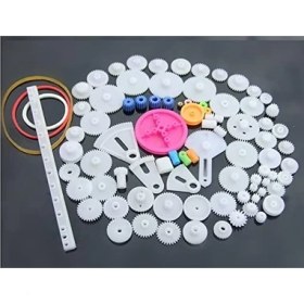 Resim Esranın Dünyası 85 Parça Plastik Dişli Seti Rc Çark Arduino 