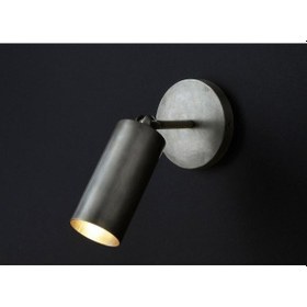 Resim Mylıghts Retro Rustık Mafsallı Ledlı Spot Aplık Grı Patınalı Led Diğer 