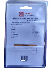 Resim Bhd Mini Kalıpçı Taşlama Seti 5 Pcs 