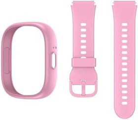 Resim Wiky Watch 5 Plus Akıllı Saat Yedek Kayışı – Kasa Kordon Set – Pembe 