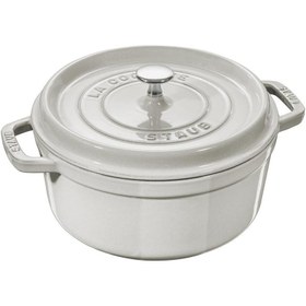 Resim Staub B La Cocotte Döküm Tencere 20 cm Trüf Beyazı 