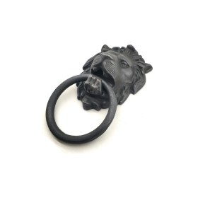 Resim Die Grup Antika Tarz Dekoratif Pirinç Kapı Tokmağı, Taktak - 102X130 Mm, Oksit DIEGRP-RSKRGLT34 