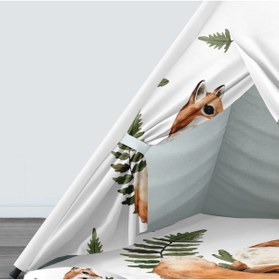 Resim instababyrooms Çocuk Oyun Çadırı Tilki, Orman Hayvanları Dijital Baskılı 