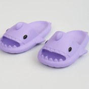 Resim Wagoon WG500 Köpekbalığı Mor Unisex Tam Ortopedik Terlik Shark Slides 