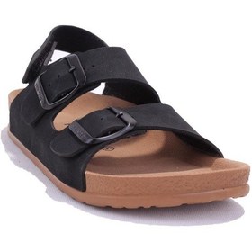 Resim Fly Soft S961 Siyah Ortopedik Günlük Erkek Çocuk Spor Sandalet Siyah 