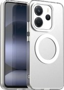 Resim Redmi Note 14 4g 164.84mm Candy Magsafe Pc Hibrit Tpu Telefon Kılıfı İçin Beyaz 