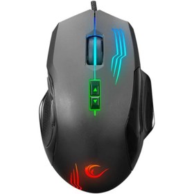 Resim Afila Rampage SMX-G38 CLAW Usb 7 Makro Tuşlu RGB 12800 DPI Gaming Oyuncu Mouse 