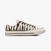 Resim Converse Chuck 70 Zebra Print Unisex Bej Sneaker Desenli A13438c Bej 