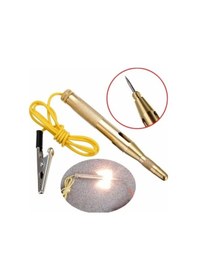 Resim 12v Araç Oto Elektrik Kontrol Kalemi, Timsah Ağızlı 