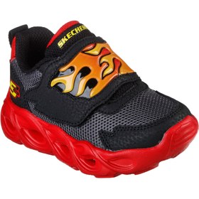 Resim Skechers Thermo-flash Işıklı Bebek Spor Ayakkabı 400104n-bkrd 