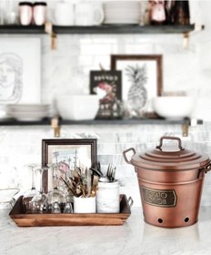 Resim The Mia Patates Soğan Kovası - Bakır 