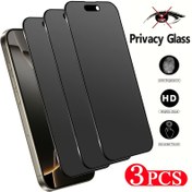 Resim 3 adet iPhone 16/16 Pro/16 Plus/16 Pro Max/15/15 Pro Gizlilik Temperli Cam Akıllı Telefon 15 Plus/15 Pro Max/14/14 Plus/14 Pro/14 Pro Max/13/13 Mini/13 Pro/13 Pro Max/12/12 Mini/12 Pro/12 Pro Max/11/11 Pro/X/XS/XS Max için Ekran Koruyucu Film 