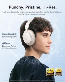 Resim Baseus Bass BH1 NC Hibrit ANC, SuperBass 2.0, LDAC, 80 Saat Çalma Süresi, Bluetooth 6.0, Bluetoot Kulaklık 