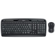 Resim logitech MK320 Kablosuz İngilizce Q 920-002836 Klavye Mouse Set 