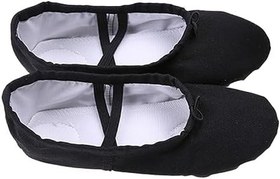 Resim GALPADA Bale Ayakkabıları Siyah Dans Ayakkabıları Kız Bale Ayakkabıları Siyah Dans Daireler Kız Yoga Ayakkabıları Için Dans Ayakkabıları Çocuk Sedefli 