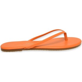 Resim Tkees Tk-2011 Klasik Parmak Arası Turuncu Kadın Terlik Turuncu 