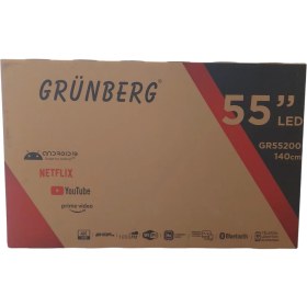 Resim GRÜNBERG Gr55200 55" 140 Ekran Androıd 13 Led Tv 