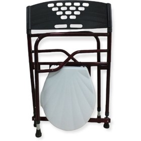 Resim Tuvalet sandalyesi katlanabilir hafif tuvalet yaşlılar engelli duş sandalyesi kamp tuvalet taburesi 