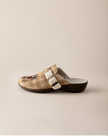 Resim Madame Coco Thizay Kadın Terlik - Kahverengi 8684427183335 Toprak 