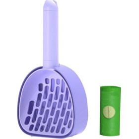 Resim Suntek Kedi Kumu Küreği Temizleme Aleti Tavşanlar Evcil Mor 