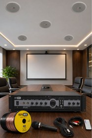 Resim Lastvoice Maxx Paket-2 tavan Hoparlörü Ve 3 Bölgeli Anfi Ses Sistemi Paketi (FULL SET) 