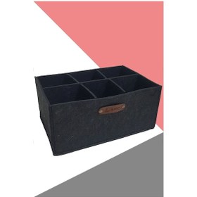 Resim Çekmece Dolap İçi Düzenleyici 3x2 Cm Gri 