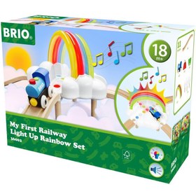 Resim Brio İlk Trenim Gökkuşağı Seti 36002 
