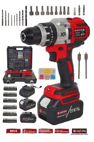 Resim Daflong KÖMÜRSÜZ ÇELİK MANDREN 21V 13MM KÖMÜRSÜZ ŞARJLI DARBELİ MATKAP DFL-9 