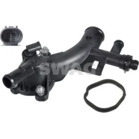 Resim Swag 40103086 Termostat Gövde Su Çıkış Insignia A Mokka Astra J Corsa D Cruze Aveo T300 A14NET B14N 1338489 