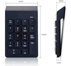 Resim Braventa Collection Alfalink AL-2021 USB Numpad Keypad Kablosuz Numerik Klavye USB Numaratör Tuş Takımı 