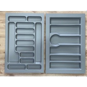 Resim LİDER 75*49 Çekmece İçi Kepçelik ve 75*49 Kaşıklık İkili Set 