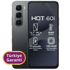 Resim Infinix Hot 60i TR Garanti | 256 GB 8 GB Siyah 