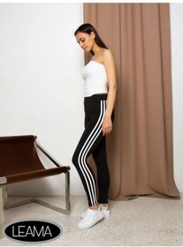 Resim Leama Şeritli Tayt 73525420 SiYAH 