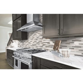 Resim Orient Mutfak,banyo,zemin Için Mürdüm Gümüş Simli 15X73 Kristal Mozaik 