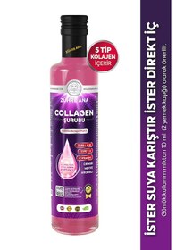 Resim Zühre Ana 5 Tip Hidrolize Kolajen Peptit İçeren Collagen Şurubu 250 ML 