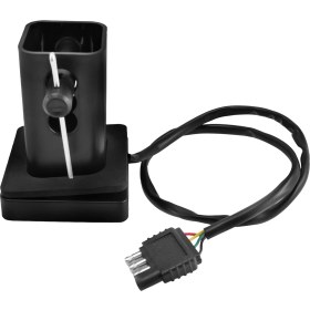 Resim 2 Inç Römork Kamyonu Otostop Çekme Alıcı Kapağı Füme Lens 15 LED Fren Lambası (Yurt Dışından) 