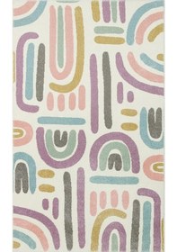 Resim Eko Halı Kids Kds 20 Pastel Çocuk Halısı Çok Renkli 