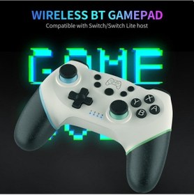 Resim Bloomnest 6 Eksenli Kablosuz Bt Oyun Gamepad Joystick, Switch/switch Lite Uyumlu Ergonomik Gri 